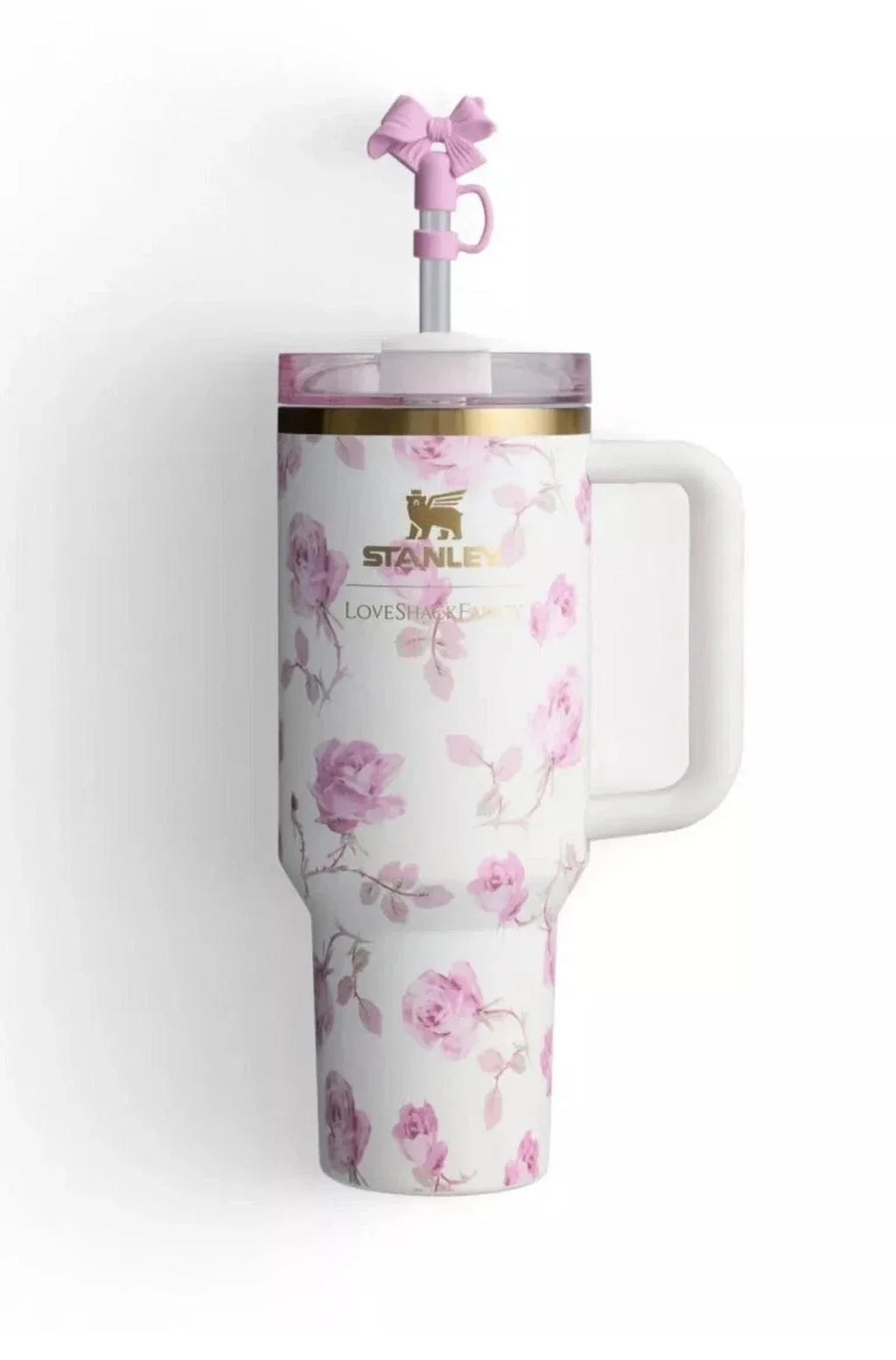 Stanley x LoveShackFancy Rosa Limited Edition 40 oz Quencher Tumbler with Gift Box